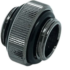 EK-AF Extender 6mm M-M G1/4 -Svart Nickel