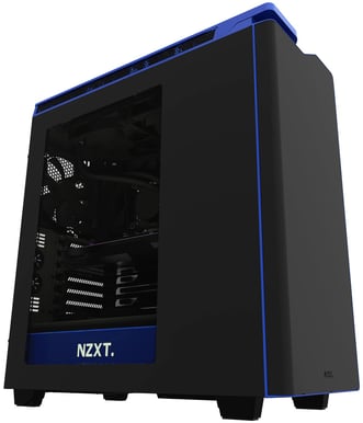 NZXT H440W Silent Ultra New Edition Fönster Svart/Blå