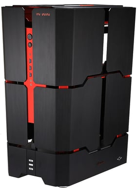 InWin H-Tower Svart/Röd ROG-certified