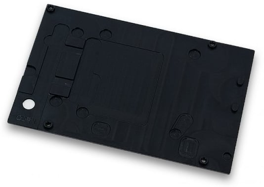EK-FC R9 Nano Backplate -Svart