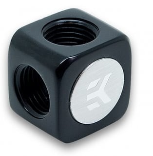 EK-AF X-Splitter 4F G1/4 -Svart