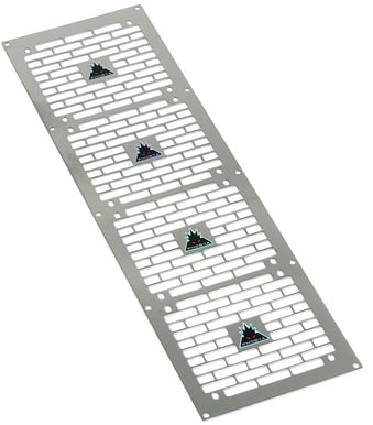 Phobya radiator grill, quad (480) Bricky -Silver