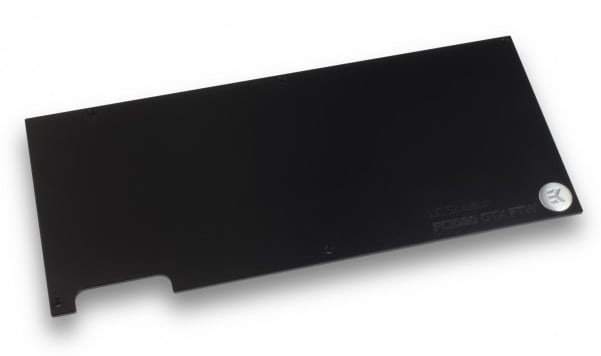 EK-FC1080 GTX FTW Backplate -Svart
