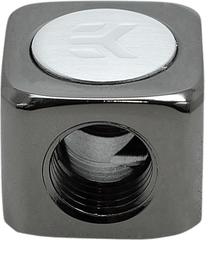 EK-AF T-Splitter 3F G1/4 -Black Nickel
