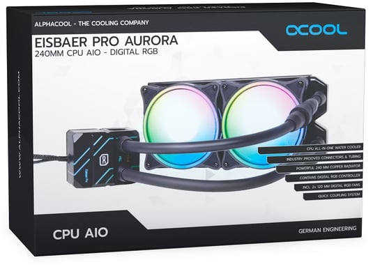 Alphacool Eisbaer Pro Aurora 240 TR4/TRX4/sWRX8/AM4/LGA1700