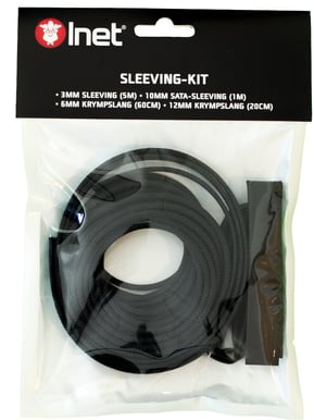 Inet Sleeving-kit Svart