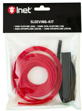 Inet Sleeving-kit Röd
