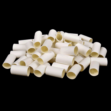 Inet 6mm krympslang 100st, Vit