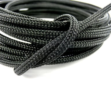 Inet 3mm sleeve 5m, Svart