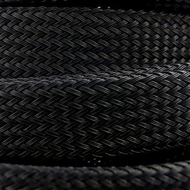 Inet 10mm sleeve 1m, Svart
