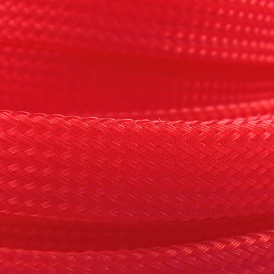 Inet 10mm sleeve 1m, Röd