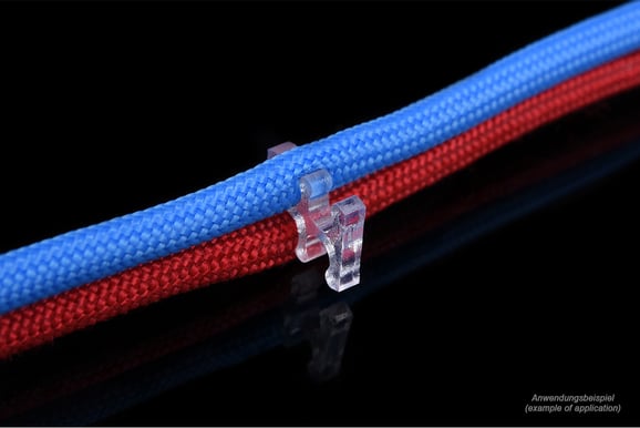 Alphacool Eiskamm X4 3mm Clear 4st