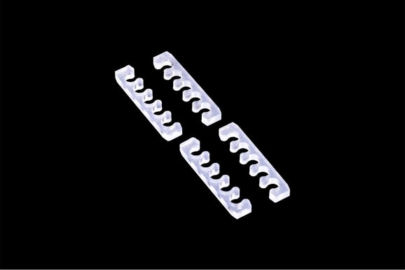 Alphacool Eiskamm X5 Flat 3mm Clear 4st