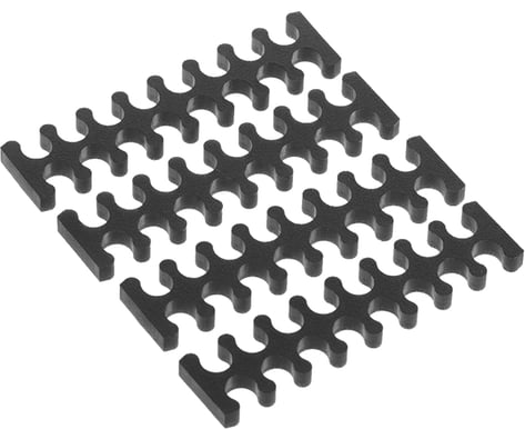 Alphacool Eiskamm X16 3mm Svart 4st