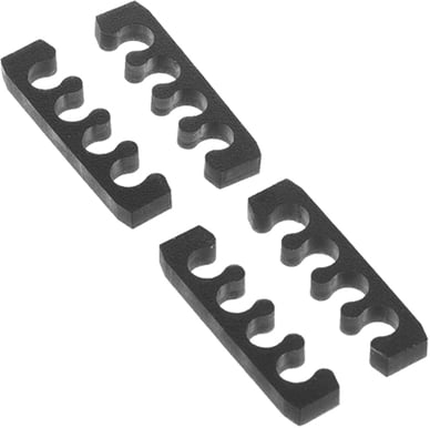Alphacool Eiskamm X4 Flat 3mm Svart 4st