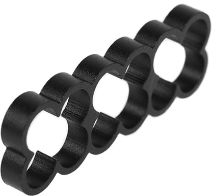 Alphacool Eiskamm Alu X12 4mm Svart 4st