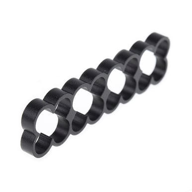 Alphacool Eiskamm Alu X16 4mm Svart 4st