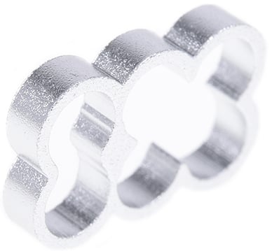 Alphacool Eiskamm Alu X6 4mm Silver 4st