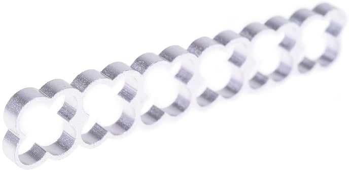 Alphacool Eiskamm Alu X24 4mm Silver 2st