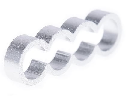 Alphacool Eiskamm Alu X4 Flat 4mm Silver 4st