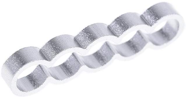 Alphacool Eiskamm Alu X5 Flat 4mm Silver 4st