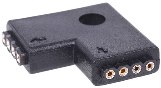 Alphacool Aurora LED RGB connector 90°