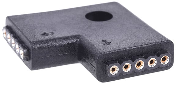 Alphacool Aurora LED RGBW connector 90°