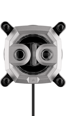 Corsair Hydro X Series XC9 RGB (2066/sTRX4) Silver