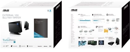 ASUS Extern BDWriter BW-16D1H-U PRO/BLK/G/AS/P