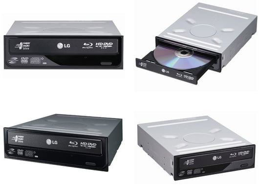 LG GGC-H20L Blu-Ray läsare & DVD-brännare, Svart