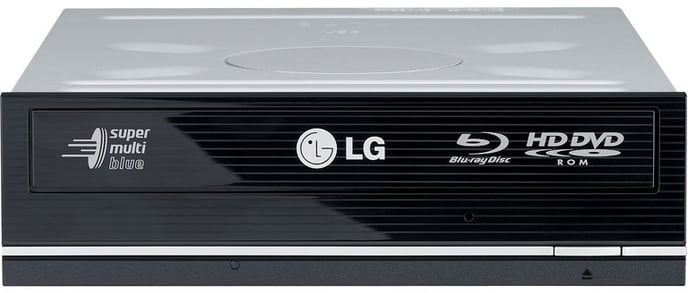 Blu-Ray/HDDVD LG GGW-H20*Svart, SATA, Bulk