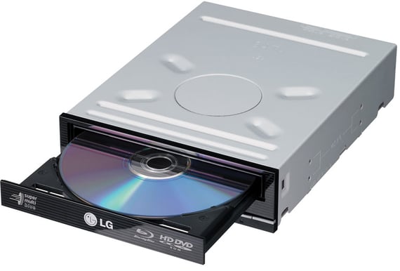 Blu-Ray/HDDVD LG GGW-H20*Svart, SATA, Bulk
