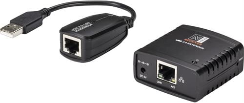 USB 2.0 förlängning över nätverkskabel, 100m