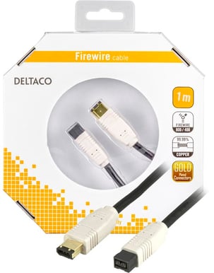 FireWire 800 kabel 9pin-6pin 1m