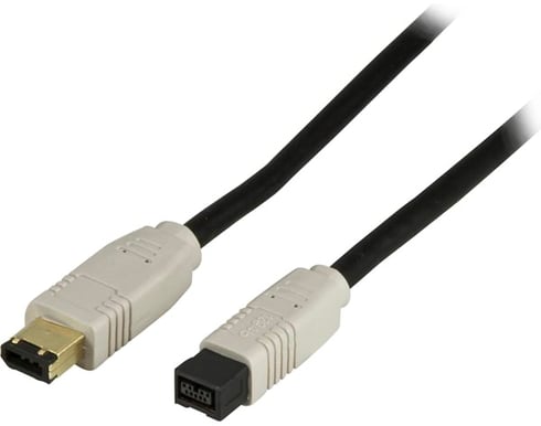 FireWire 800 kabel 9pin-6pin 2m