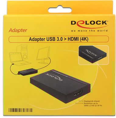 Delock Adapter USB 3.0 till HDMI 4K