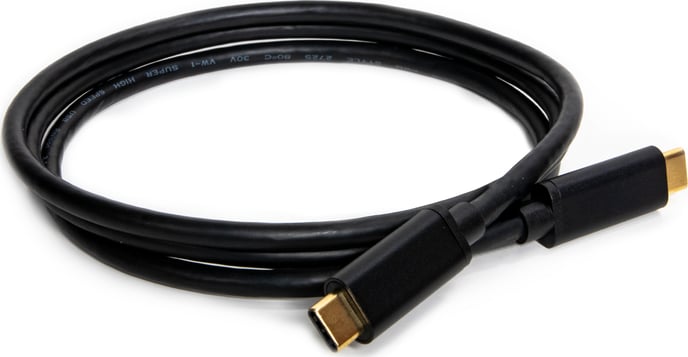 Inet USB 3.1 kabel C-C ha Svart 1m
