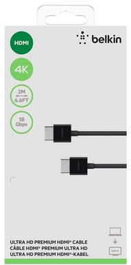 Belkin HDMI-kabel Premium Svart 2 m