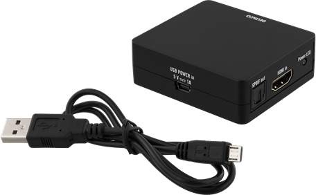 DELTACO Adapter ljudomvandlare HDMI