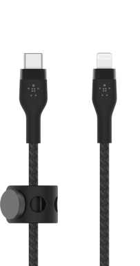 Belkin Boost Charge Pro Flex USB-C till Lightning 1m, Svart