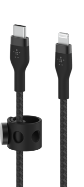 Belkin Boost Charge Pro Flex USB-C till Lightning 2m, Svart