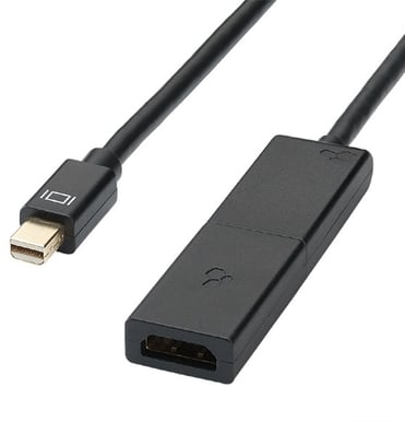 Kanex mini DisplayPort ha till HDMI ha + HDMI ho-ho Adapter Svart 3m