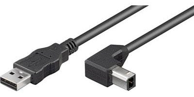 USB 2.0 kabel A-B ha-ha 2m, Vinklad