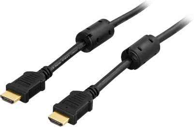 DELTACO HDMI-kabel 2.0 ha-ha Svart 2m
