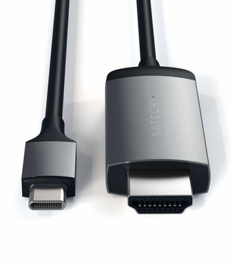 Satechi USB-C till HDMI-kabel 4K 60Hz Rymdgrå 1.8 m
