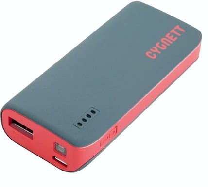 Cygnett Powerbank 4400mAh Röd/Grå