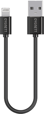 Cygnett Lightningkabel (MFI) Svart 0.1m