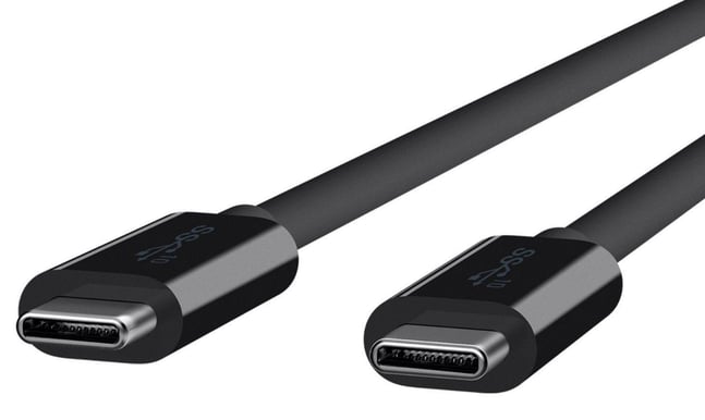 Belkin USB 3.1 kabel C-C Svart 0.9m