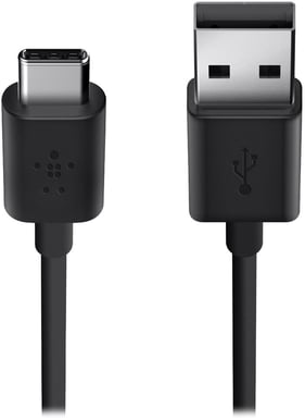 Belkin MIXIT USB-A 2.0 till USB-C Svart 1.8m