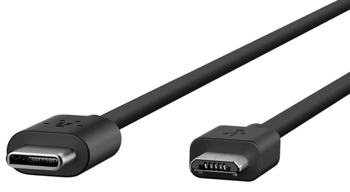 Belkin USB 2.0 kabel C-micro B Svart 1.8m